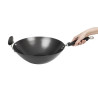 Wok s neprijanjajućim dnom - 35 cm - Kitchen Craft - Fourniresto
