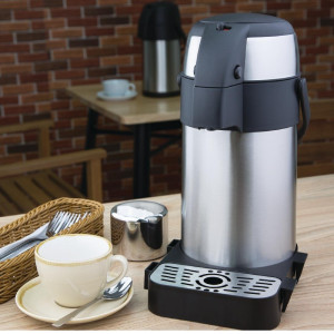 Boca s pumpom od nehrđajućeg čelika - 2,5L - Olympia