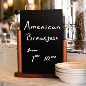 Ploča za stol od mahagonija 320 x 270mm - Securit - Fourniresto