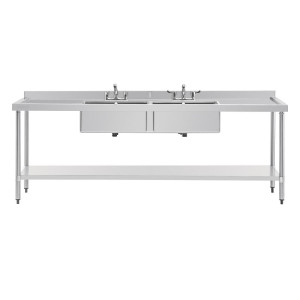 Inox sudoper - Š 2400 x D 600 mm - Vogue