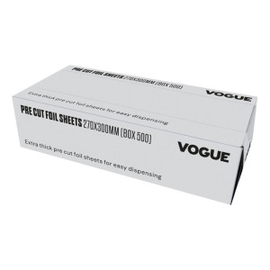 Aluminijske folije - 270 x 200 mm - Paket od 500 - Vogue