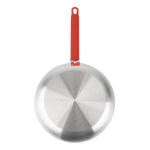 Tava od aluminija s nehrđajućim premazom Ø 280 mm - Hygiplas ručka crvena SEO: Bez problema kuhanje, premaz Teflon Platinum Plus