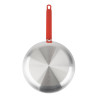 Tava od aluminija s nehrđajućim premazom Ø 280 mm - Hygiplas ručka crvena SEO: Bez problema kuhanje, premaz Teflon Platinum Plus