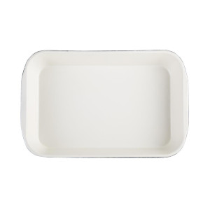 Pladanj za pečenje od lijevanog željeza crne boje 355x220mm Vogue - Profesionalna kuhinja