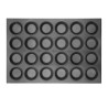 Pladanj za muffine s neprijanjajućim premazom - 24 kalupa od aluminijske mode