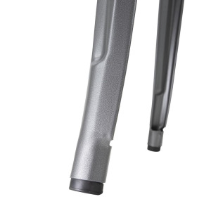 Stol za bar siva boja od drveta Bolero - Kvaliteta i elegancija