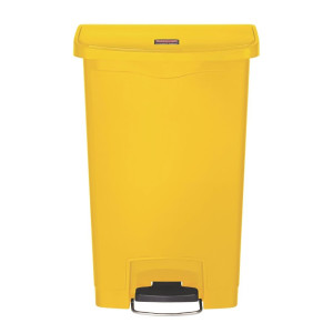 Koš za smeće s pedalom Slim Jim Rubbermaid - Žuta 50L
