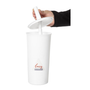 Četka za WC i bijeli držač Jantex: Učinkovita higijena, elegantan dizajn