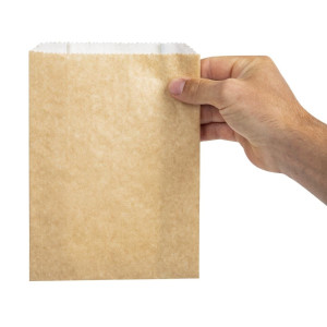 Vrećice za vruće grickalice kompostabilne 229 x 165 mm - Paket od 500 Vegware