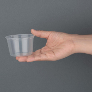 Posude za umake za mikrovalnu pećnicu 100 ml - Paket od 100 | Profesionalna kvaliteta, ekološki prihvatljivo