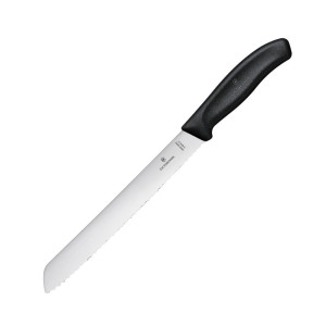 Nož za kruh crni 21 cm Victorinox - Lako reže
