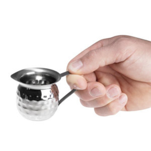 Mini vrč za mlijeko od kovanog nehrđajućeg čelika - 78 ml - Set od 6 - Olympia