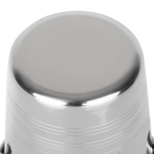 Posuda za led od nehrđajućeg čelika s ručkama i utorima - 1050 ml - Olympia