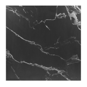 Kvadratni stol s efektom crnog kamena - 70 x 70 cm - Bolero