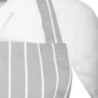 Prugasta siva i bijela pregača - Whites Chefs Clothing