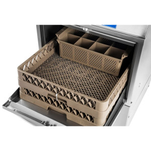 Profesionalna perilica posuđa s dozatorom tekućine i deterdženta - 50x50 cm Dynasteel