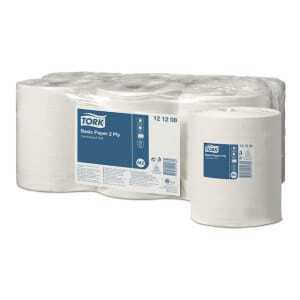 Papir za brisanje Basic 2 sloja - Paket od 6 za profesionalnu kuhinju