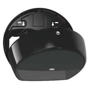 Distributer toaletnog papira Mini Jumbo crne boje Tork - Ekonomičnost i higijena