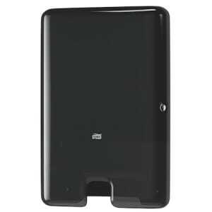 Distributer papirnatih ručnika u listićima crne boje Tork Xpress® | Linija Elevation