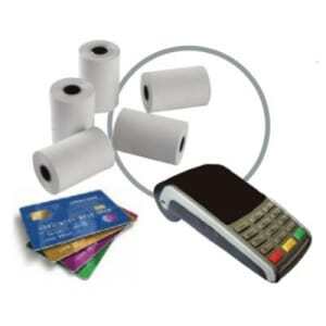 Rolo termalnog papira za POS uređaje za bankovne kartice - 57 x 40 mm - Paket od 10