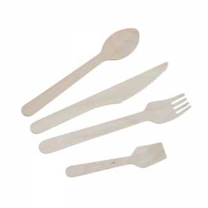 Nož od brezovog drveta - 160 mm - Paket od 100