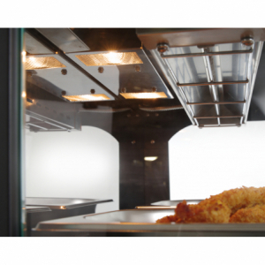 Grijana vitrina s dva nivoa od kvarca