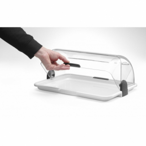 Rektangularna vitrina s kliznim poklopcem - 465 x 310 mm