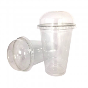Kristalni shaker za napitke od PET-a - 400 ml - Paket od 50 - FourniResto
