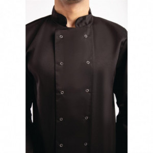 Radna odjeća crna s dugim rukavima Vegas - Veličina S - Whites Chefs Clothing - Fourniresto