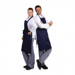 Pregača s naramenicama tamnoplave boje 710 x 970 mm - Whites Chefs Clothing - Fourniresto