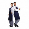 Pregača s naramenicama tamnoplave boje 710 x 970 mm - Whites Chefs Clothing - Fourniresto