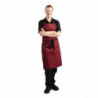 Pregača Bavette Bordeaux od polikotona 710 x 970 mm - Whites Chefs Clothing - Fourniresto