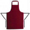 Pregača Bavette Bordeaux od polikotona 710 x 970 mm - Whites Chefs Clothing - Fourniresto
