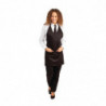 Radni pregača s crnim V-izrezom od polikotona 838 x 698 mm - Whites Chefs Clothing - Fourniresto