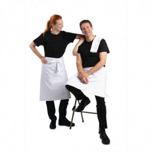 Pregača za poslužitelje standardna bijela 1000 x 700 mm - Whites Chefs Clothing - Fourniresto