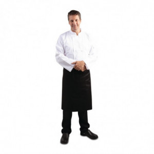 Standardni crni pregača za konobare 1000 x 700 mm - Whites Chefs Clothing - Fourniresto
