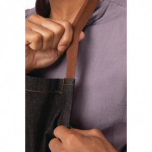 Pregača Bavette Crna Urban Memphis 890 x 1005 mm - Chef Works - Fourniresto