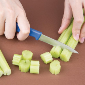 Nož za kuhinju plave boje s oštricom od 7,5 cm - Hygiplas - Fourniresto