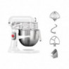 Mikser Profesionalni Bijeli 6,9 L - KitchenAid - Fourniresto
