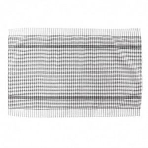 Crni kuhinjski ručnik od polikotona - set od 10 - Vogue - Fourniresto