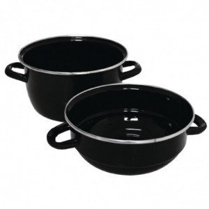 Limenka za dagnje emajlirana Ø 200 mm 1 kg - Olympia - Fourniresto