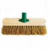 Soft Coco Broom Head with Wooden Handle 305mm - Jantex - Fourniresto