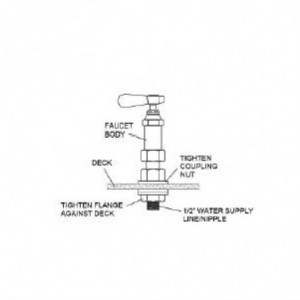 Tuš za predpranje s dvostrukim dovodom vode - Vogue - Fourniresto