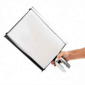 Okrugli okvir za inox ogradni stup A4 - Bolero - Fourniresto