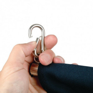 Ograda od crvenog platna s šipkama i pričvršćivačima - Bolero - Fourniresto