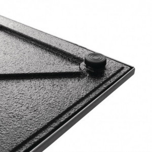 Stolna noga kvadratnog oblika od inoxa 720 x 430 mm - Bolero - Fourniresto