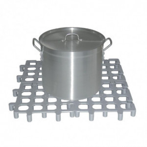 Rešetkasti pod sivih 335 x 335 mm - set od 2 - Vogue - Fourniresto