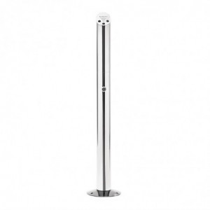 Pepeo pepeljara za postavljanje na tlo od nehrđajućeg čelika Ø 75 mm - Bolero - Fourniresto