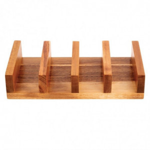 Stalak za sendviče od akacije 40 x 150 mm - Olympia - Fourniresto
