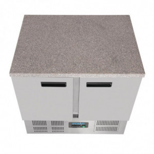 Hladnjak s pozitivnom temperaturom s radnom površinom od mramora 240 L - Polar - Fourniresto